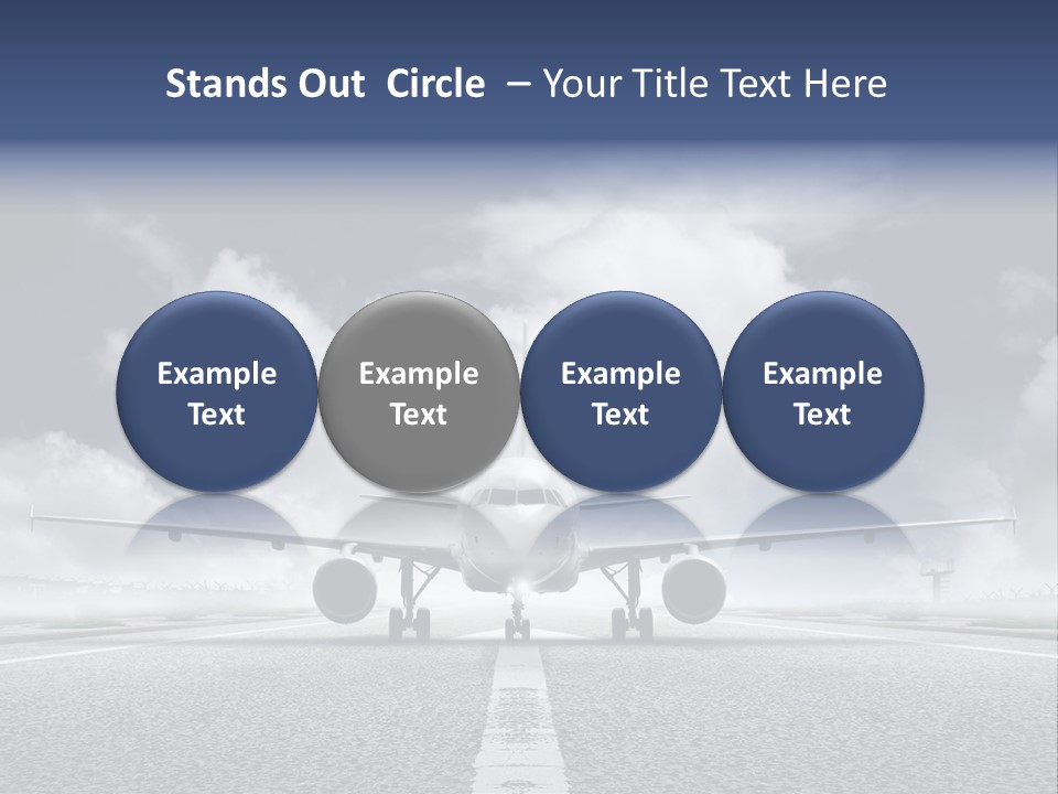 Airport Jet Travel PowerPoint Template