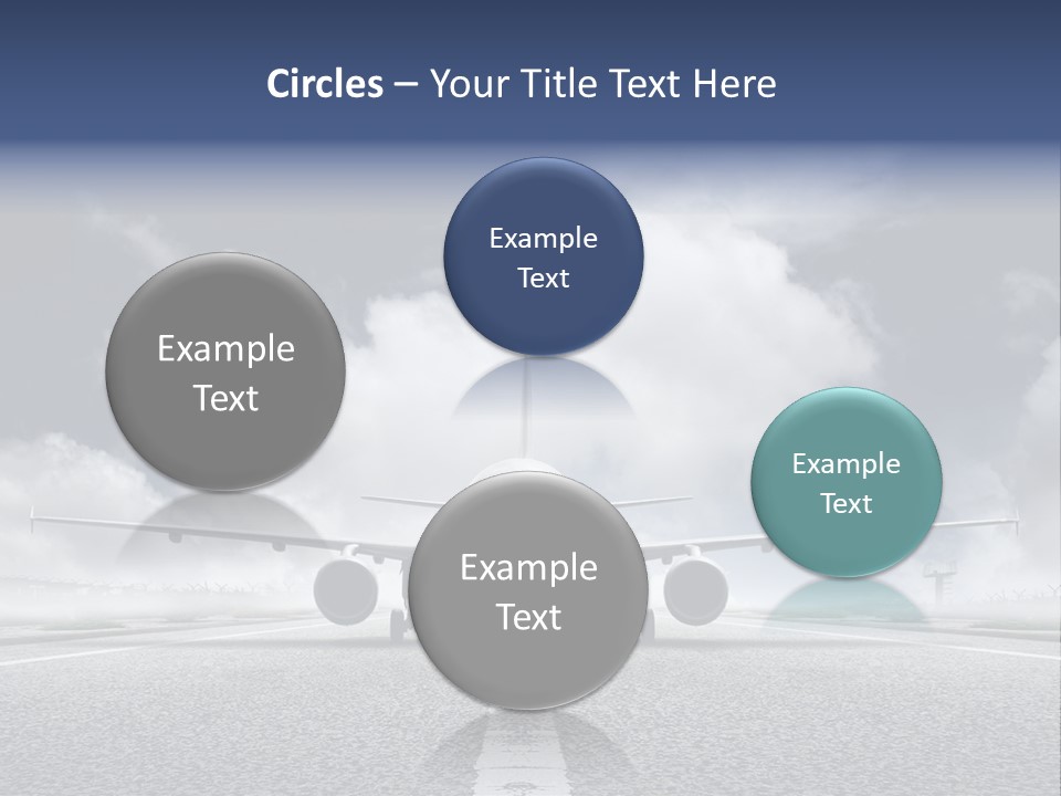 Airport Jet Travel PowerPoint Template