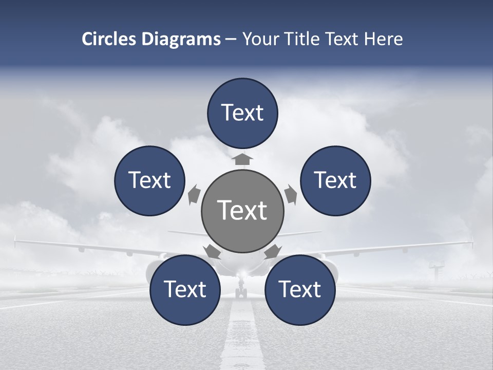 Airport Jet Travel PowerPoint Template