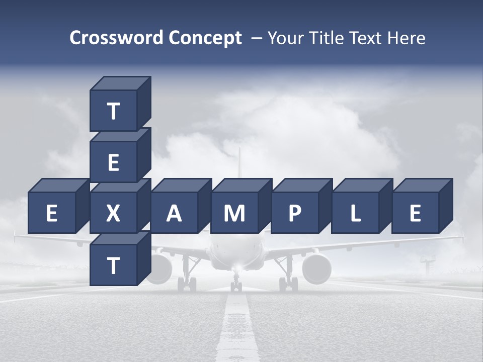 Airport Jet Travel PowerPoint Template