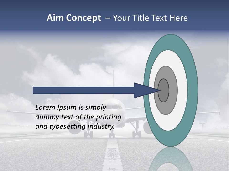 Airport Jet Travel PowerPoint Template