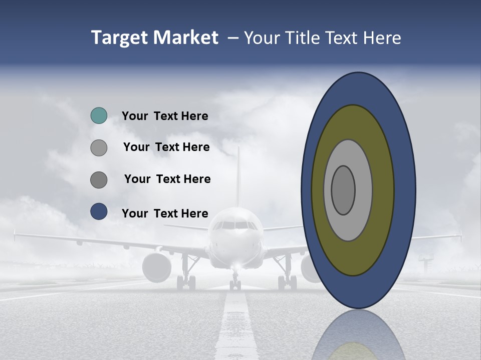 Airport Jet Travel PowerPoint Template