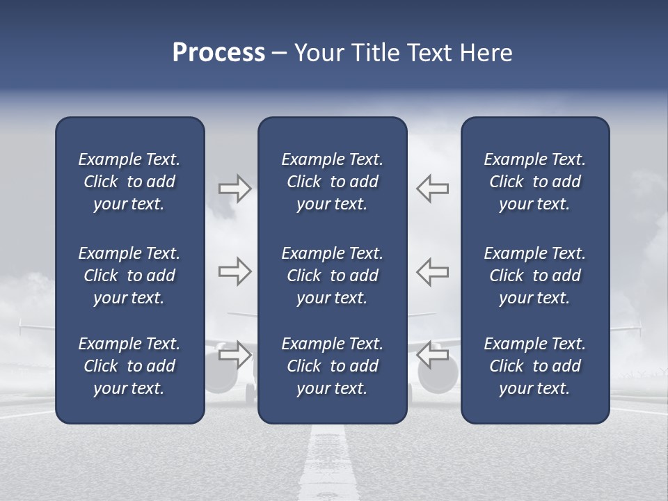 Airport Jet Travel PowerPoint Template
