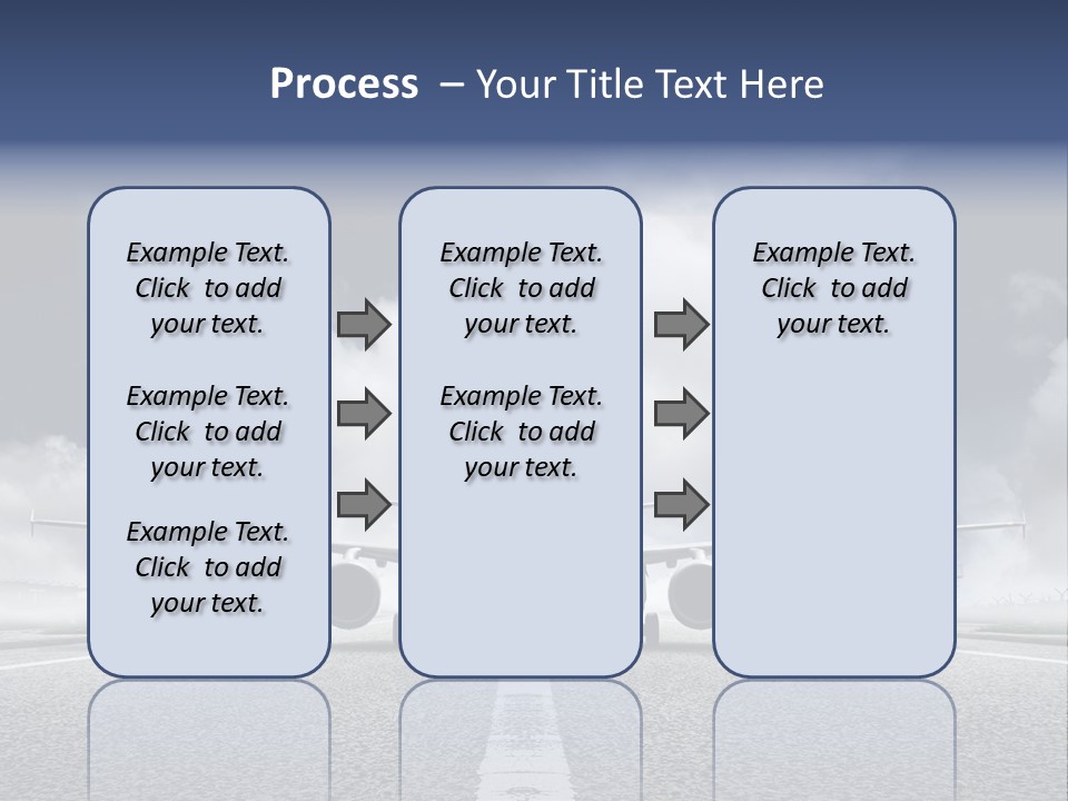 Airport Jet Travel PowerPoint Template