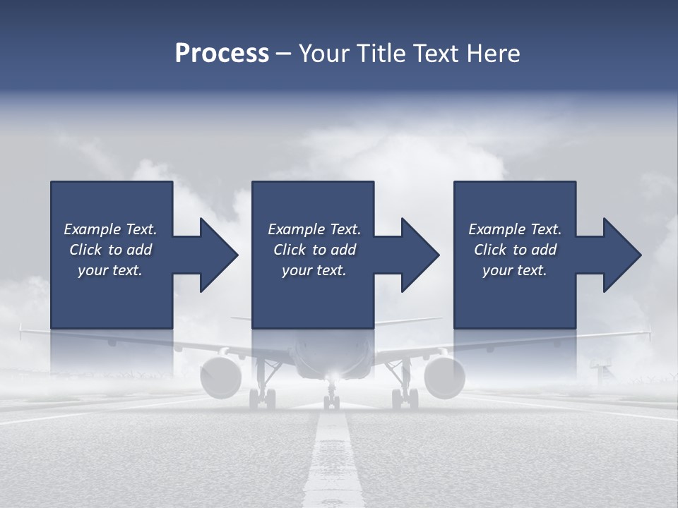Airport Jet Travel PowerPoint Template
