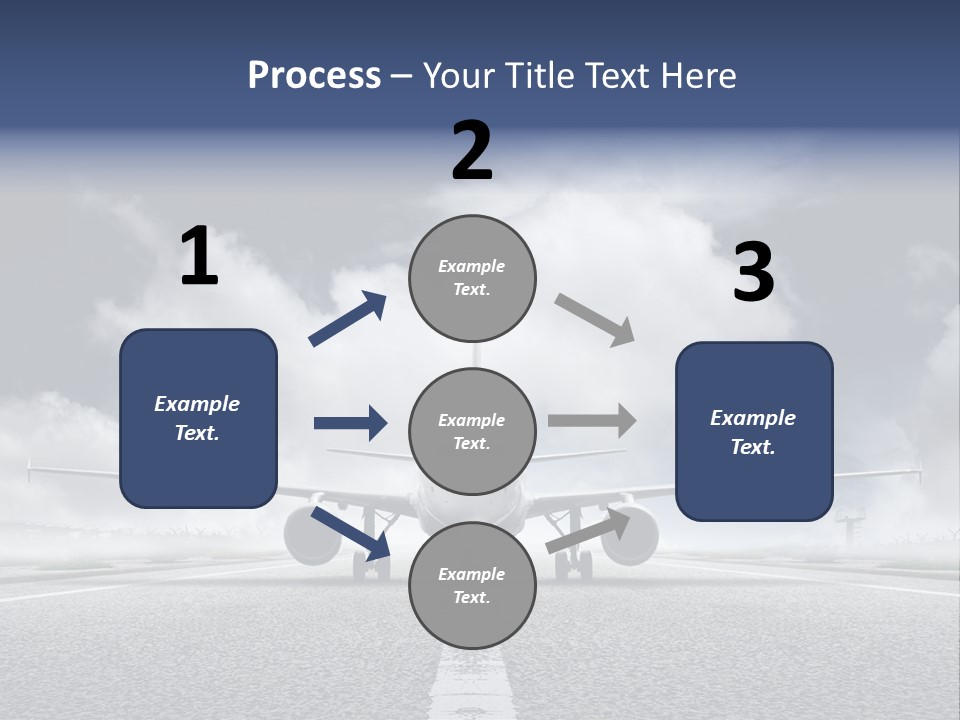 Airport Jet Travel PowerPoint Template
