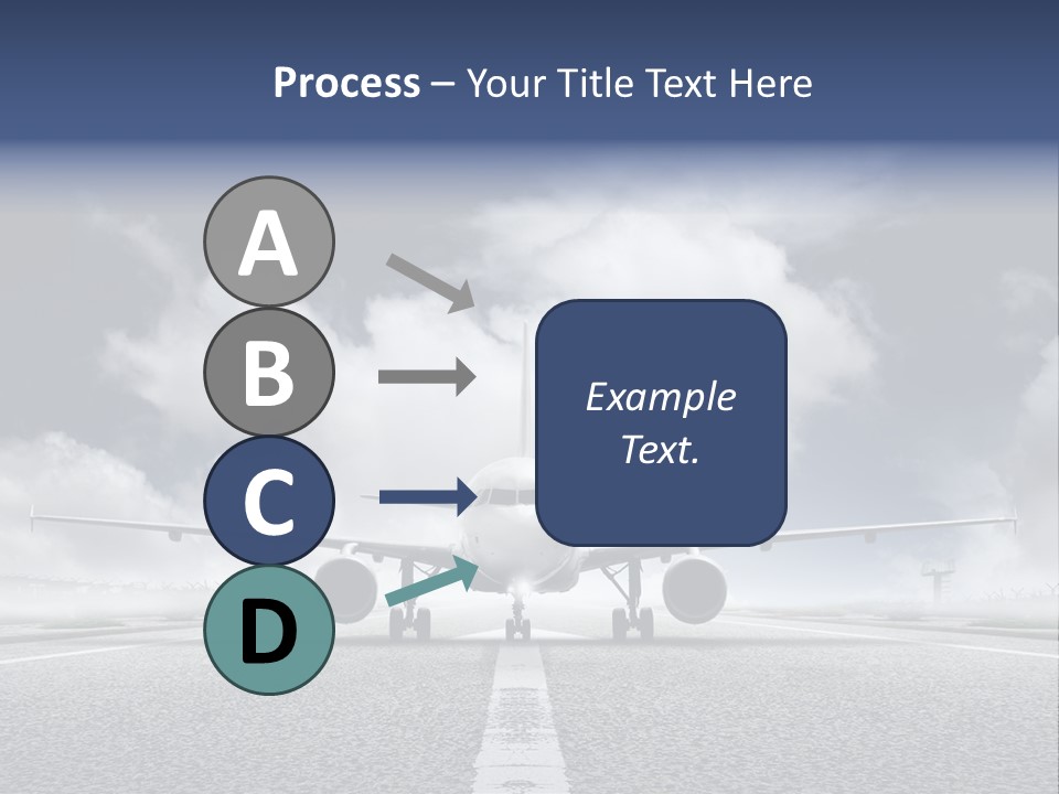 Airport Jet Travel PowerPoint Template