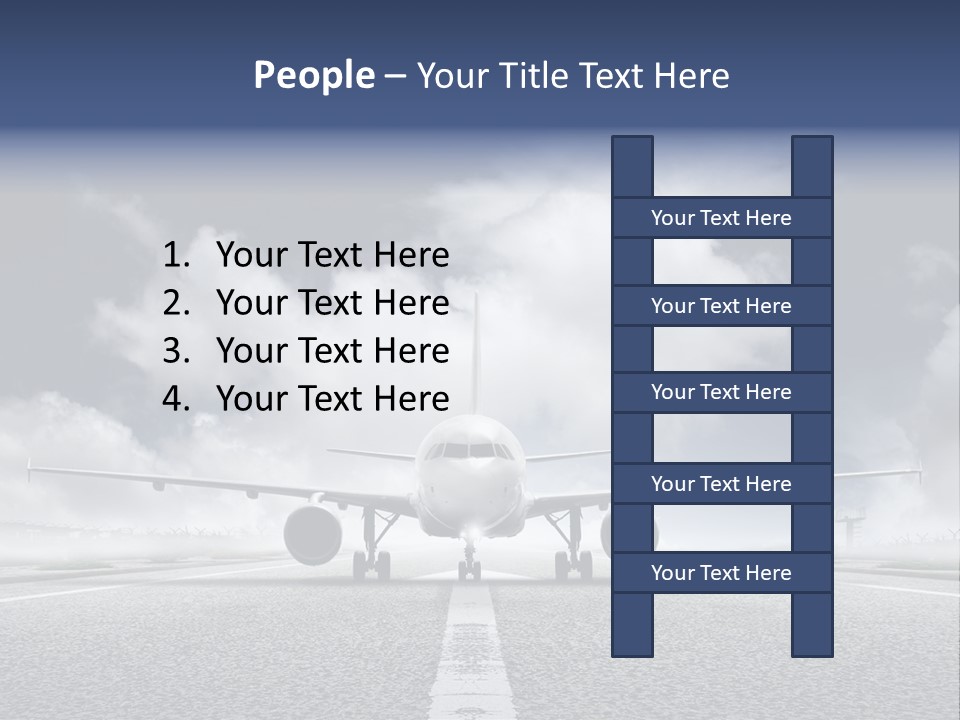 Airport Jet Travel PowerPoint Template