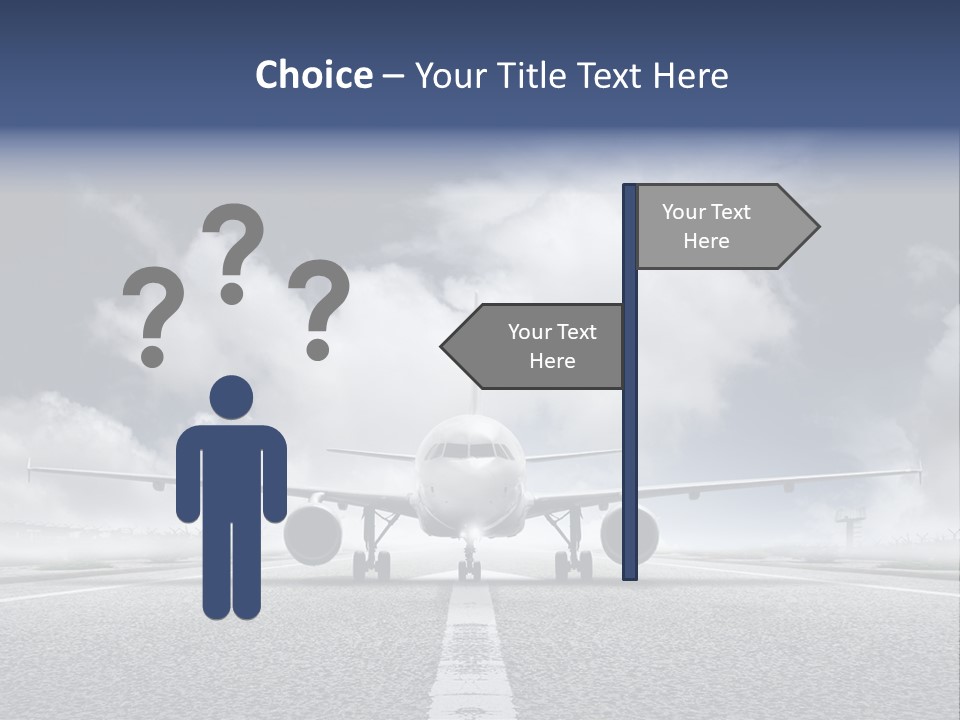 Airport Jet Travel PowerPoint Template