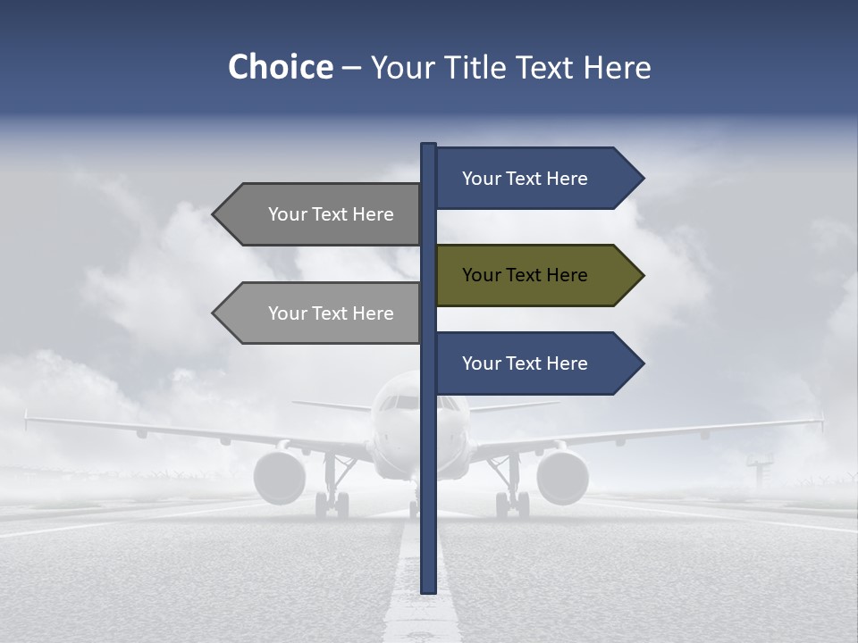 Airport Jet Travel PowerPoint Template