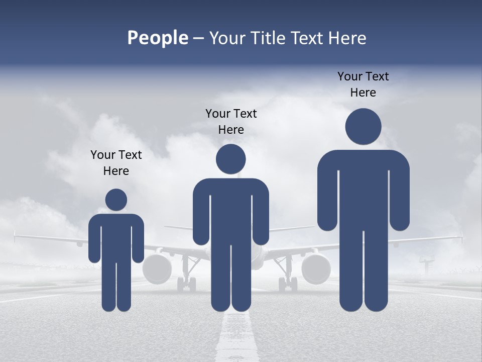 Airport Jet Travel PowerPoint Template