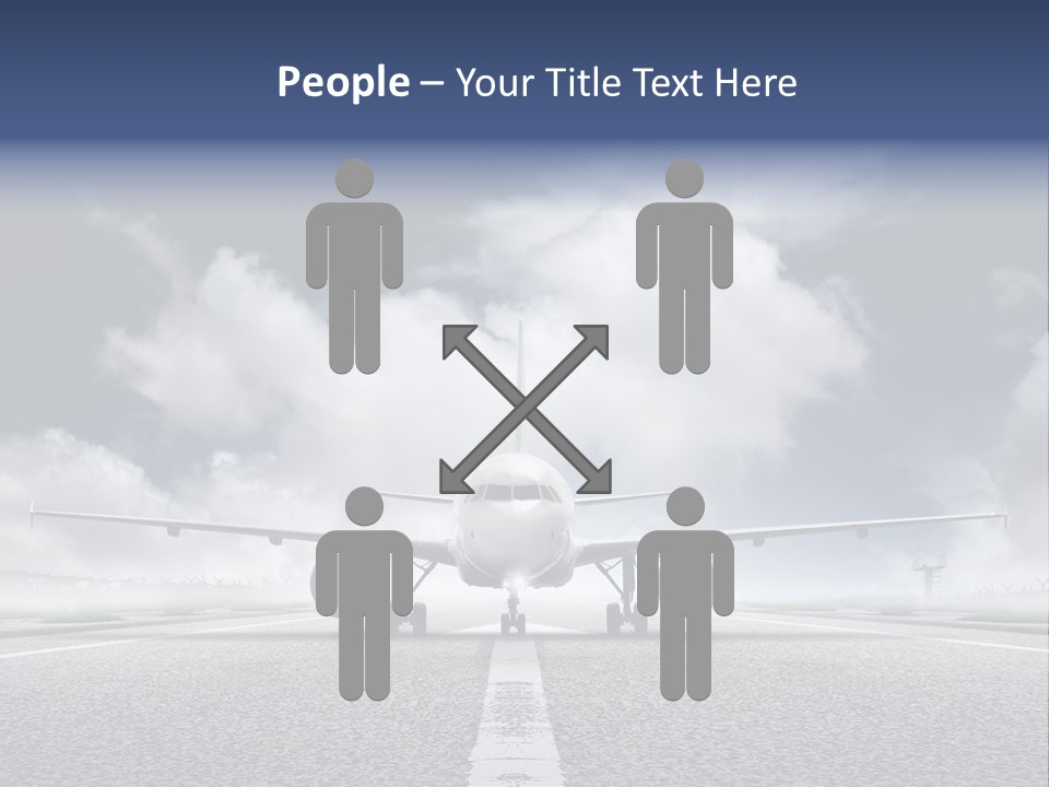 Airport Jet Travel PowerPoint Template