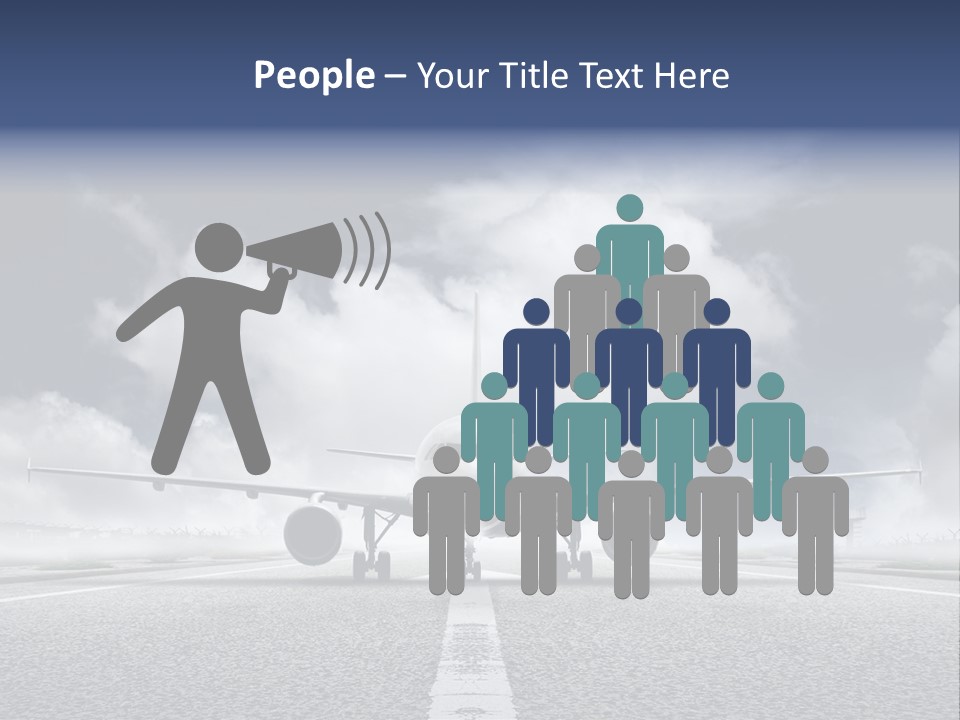 Airport Jet Travel PowerPoint Template