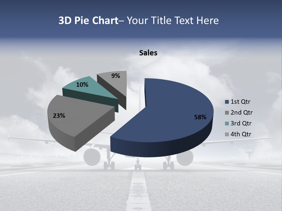 Airport Jet Travel PowerPoint Template