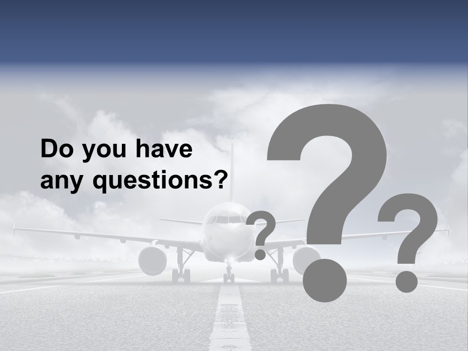 Airport Jet Travel PowerPoint Template