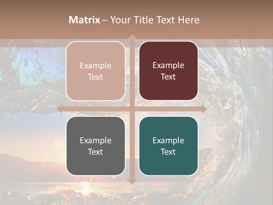 Blue Wet Color PowerPoint Template