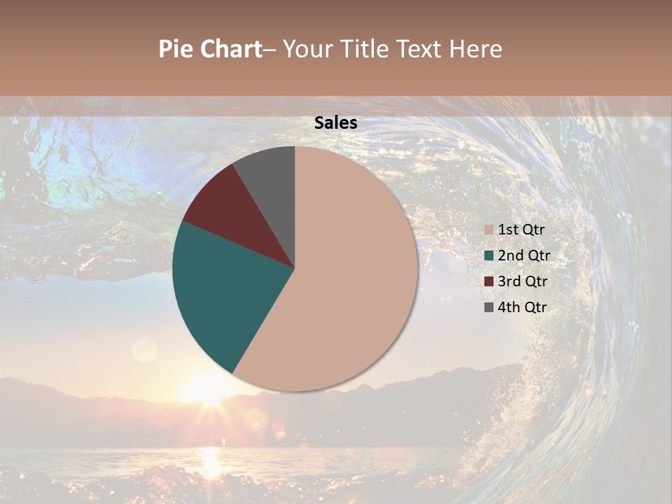 Blue Wet Color PowerPoint Template