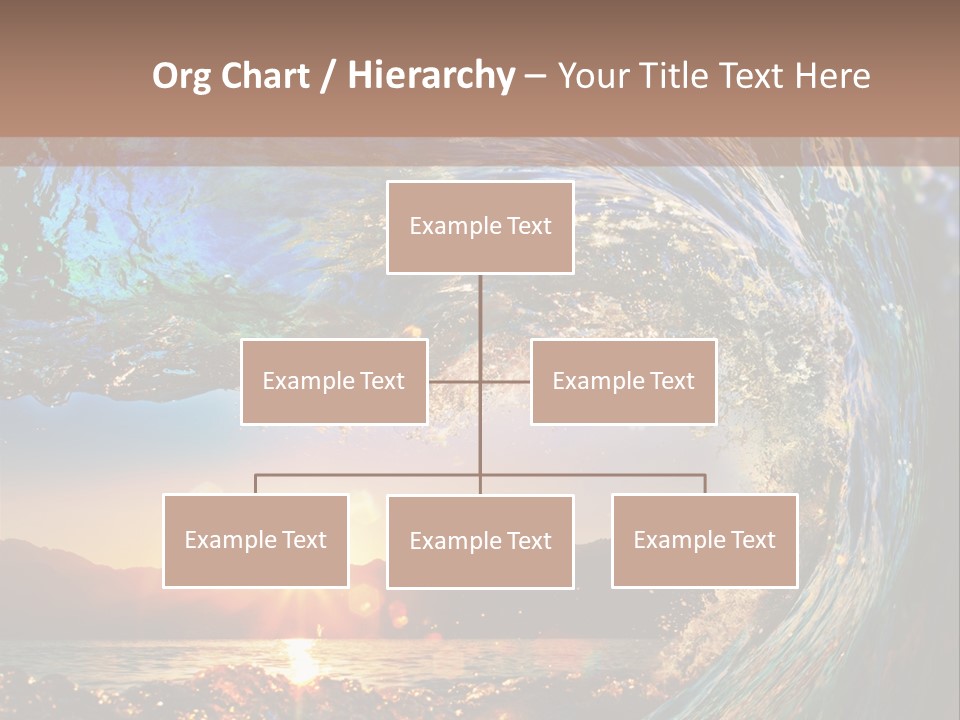 Blue Wet Color PowerPoint Template