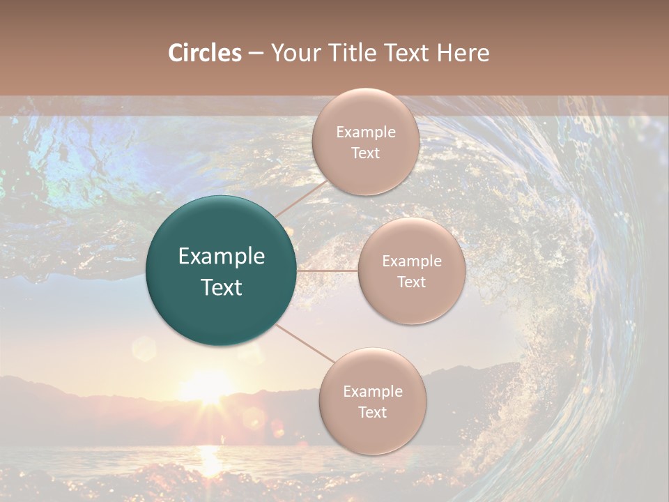 Blue Wet Color PowerPoint Template