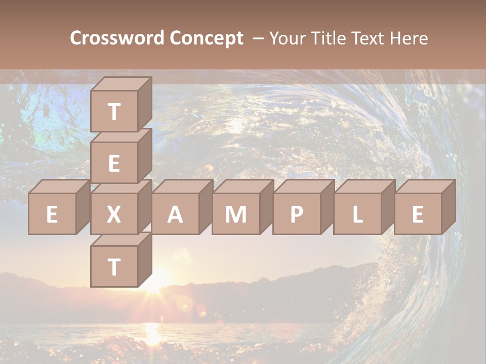 Blue Wet Color PowerPoint Template