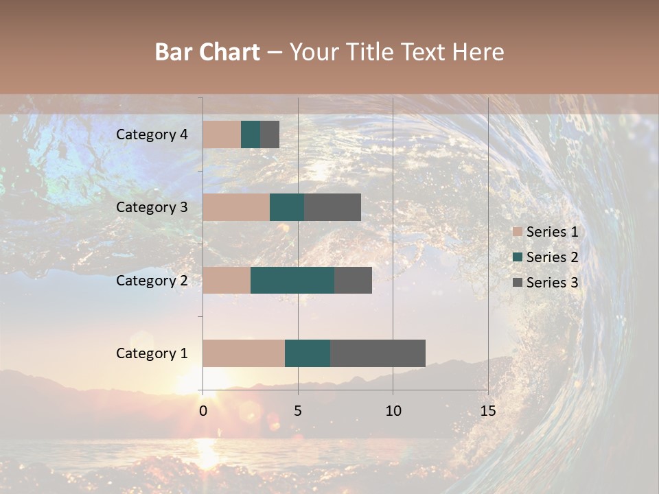 Blue Wet Color PowerPoint Template