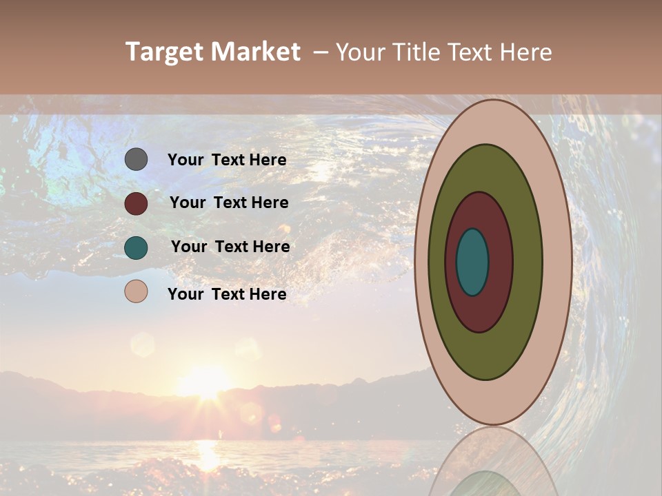 Blue Wet Color PowerPoint Template