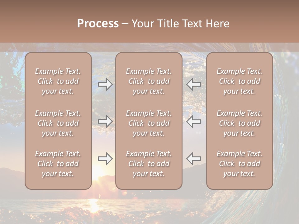 Blue Wet Color PowerPoint Template