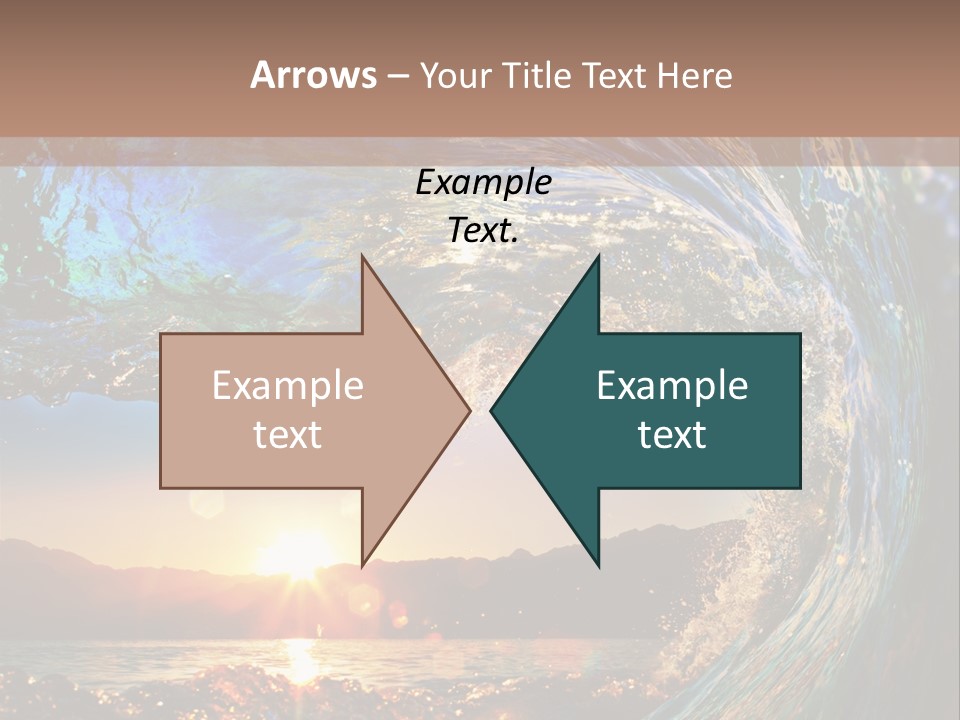 Blue Wet Color PowerPoint Template