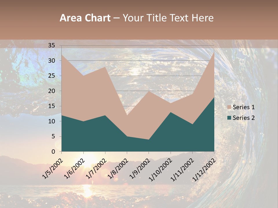 Blue Wet Color PowerPoint Template
