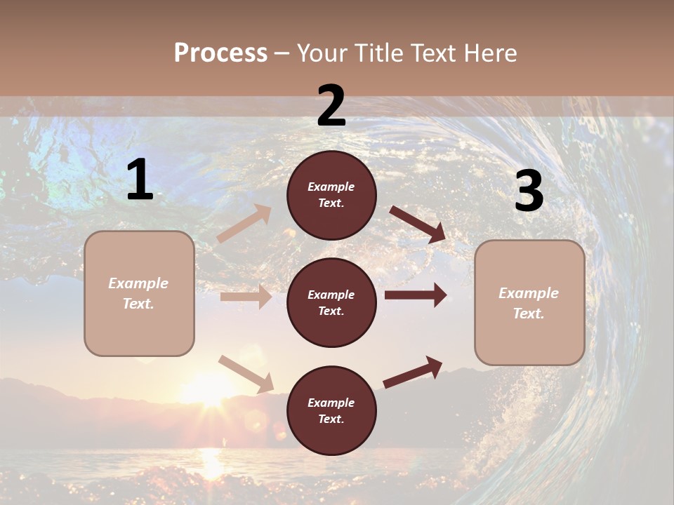 Blue Wet Color PowerPoint Template