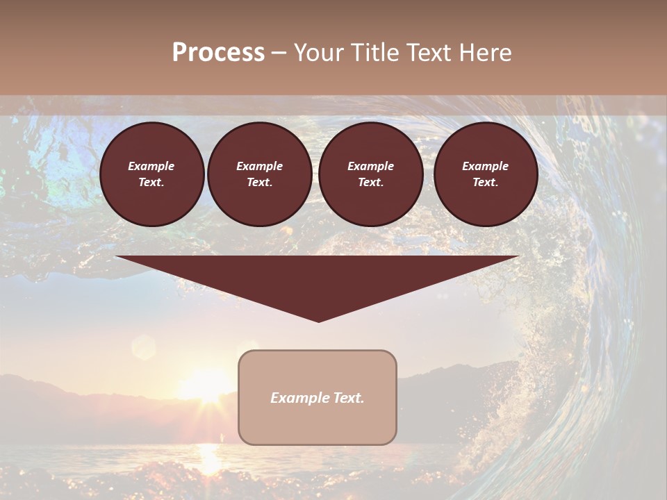Blue Wet Color PowerPoint Template