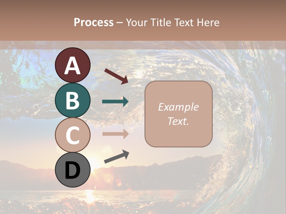 Blue Wet Color PowerPoint Template