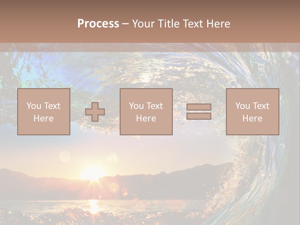 Blue Wet Color PowerPoint Template