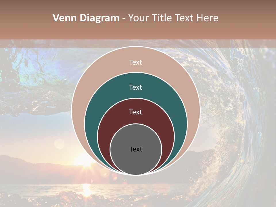 Blue Wet Color PowerPoint Template