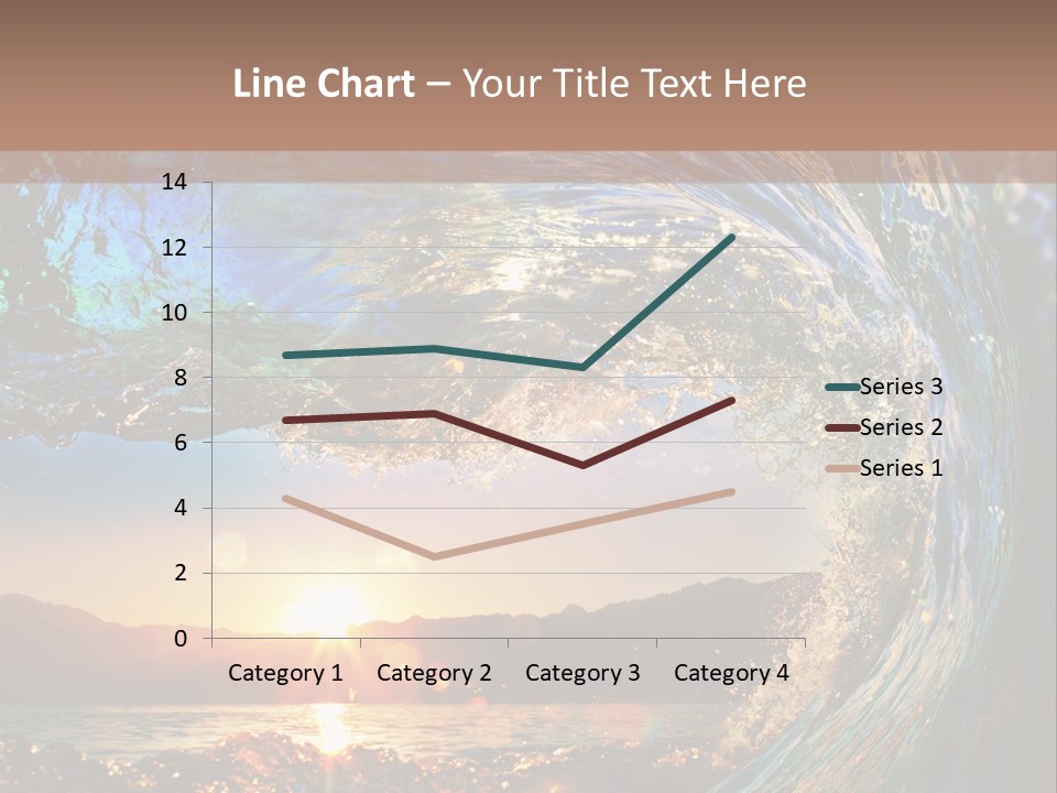 Blue Wet Color PowerPoint Template