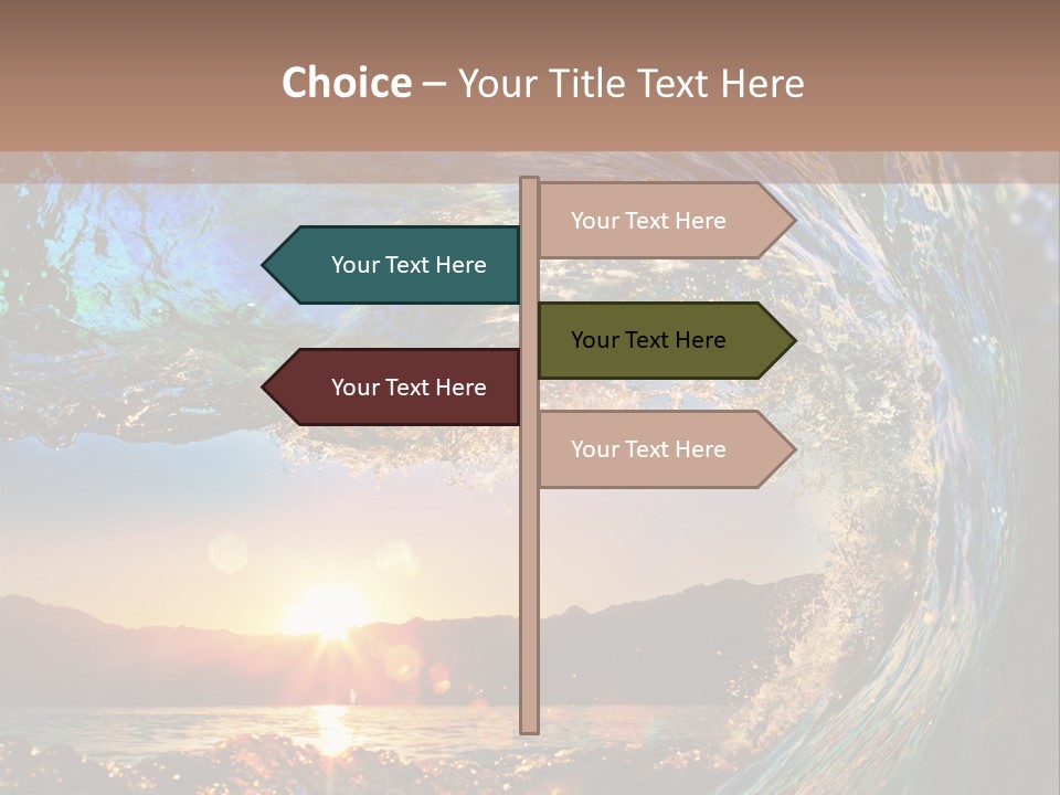Blue Wet Color PowerPoint Template