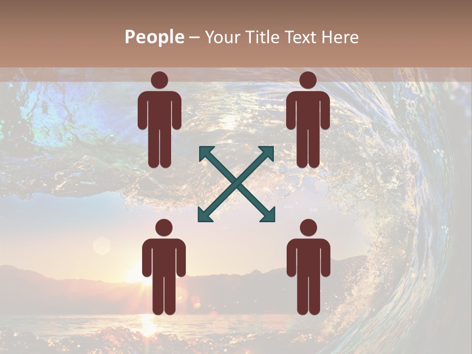 Blue Wet Color PowerPoint Template