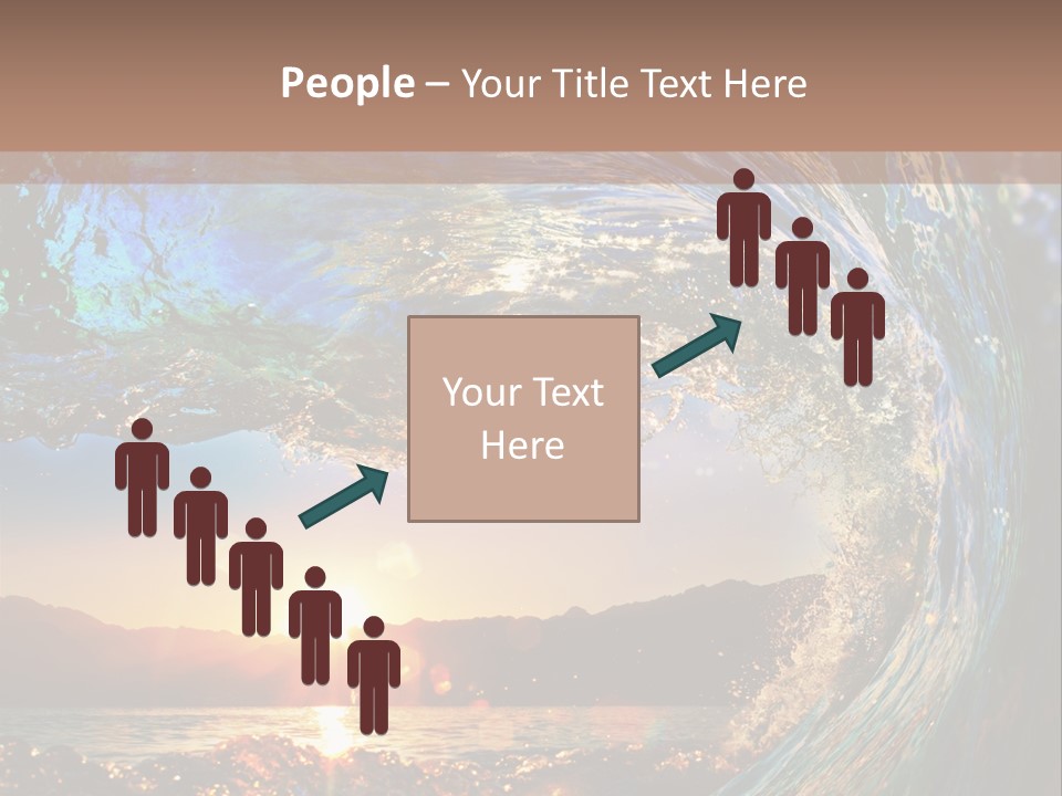 Blue Wet Color PowerPoint Template