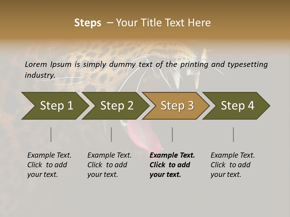 Park Africa Mammal PowerPoint Template