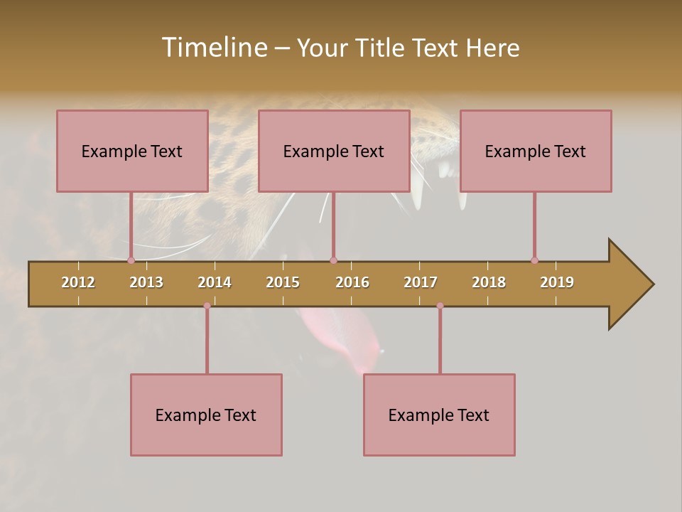 Park Africa Mammal PowerPoint Template