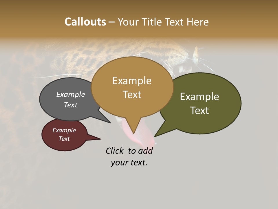 Park Africa Mammal PowerPoint Template