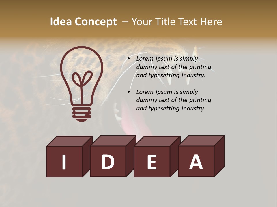 Park Africa Mammal PowerPoint Template