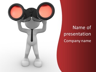 Humorous Watch Guy PowerPoint Template