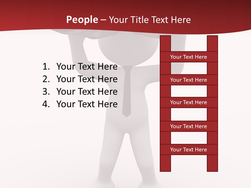 Humorous Watch Guy PowerPoint Template