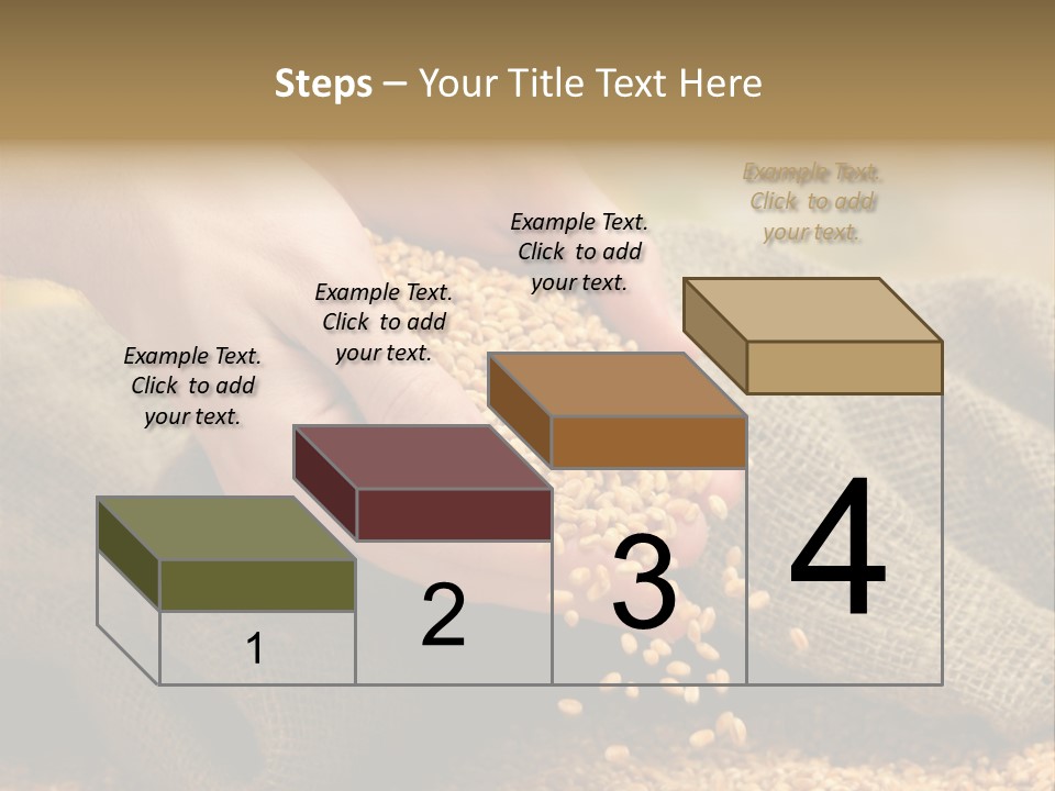 Closeup Field Food PowerPoint Template