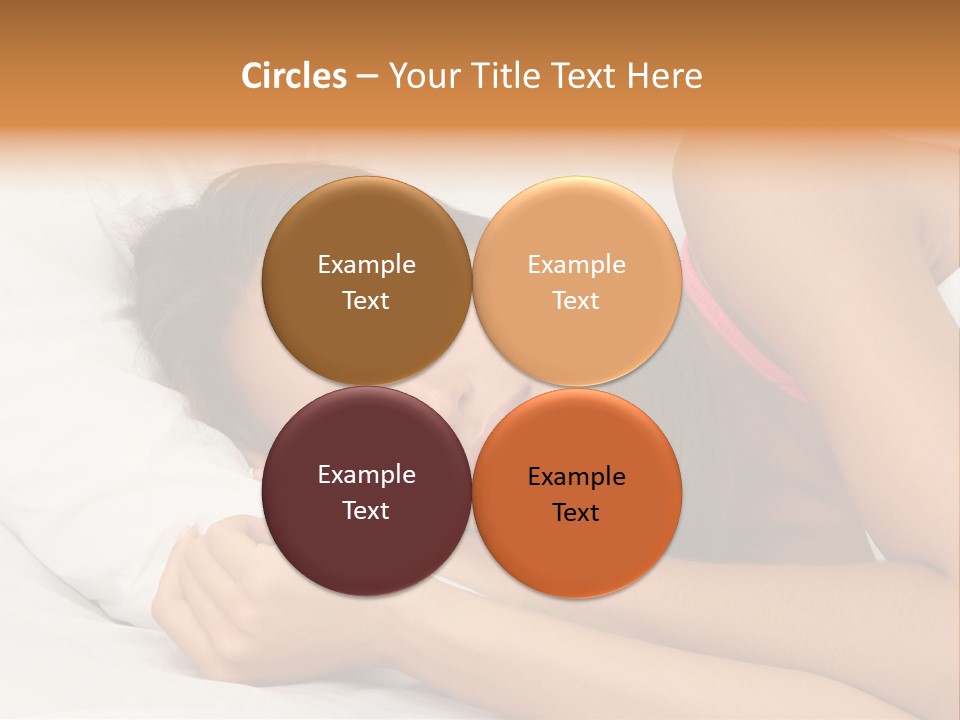 Close Lying Person PowerPoint Template