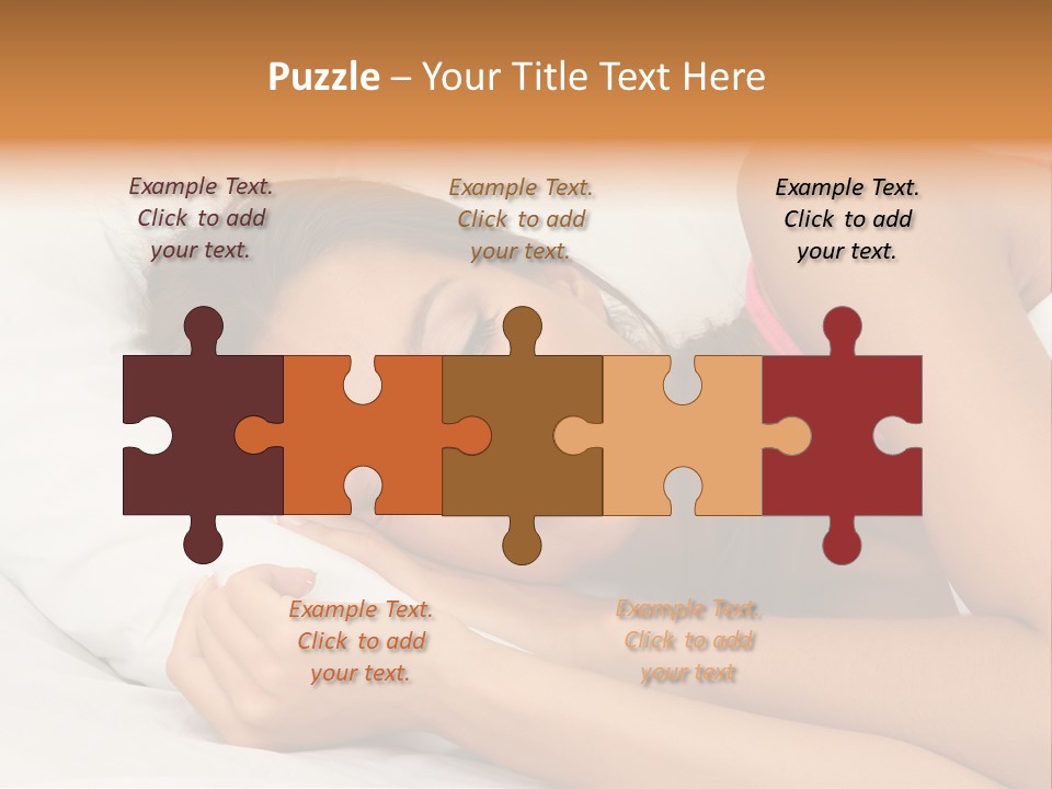 Close Lying Person PowerPoint Template