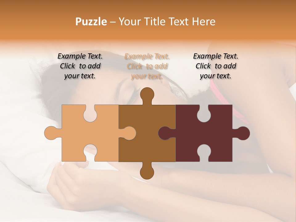 Close Lying Person PowerPoint Template