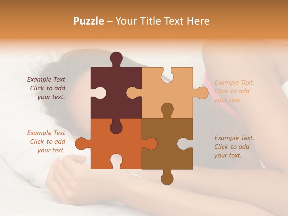 Close Lying Person PowerPoint Template