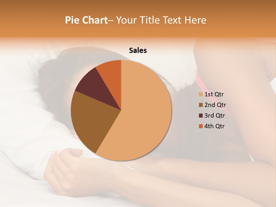 Close Lying Person PowerPoint Template